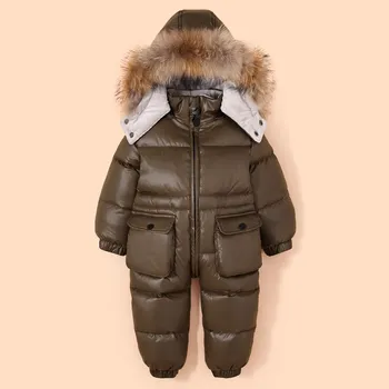-30 de copii ruși de Iarnă Snowsuit 2020 Imbracaminte Copii-băiatul în costum Impermeabil sacou în jos pentru fetita haine 1-4 ani palton
