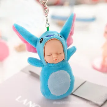 10cm de Dormit Baby Doll Breloc Inele pentru Femei Geanta Accesorii Inel de Jucărie cadou