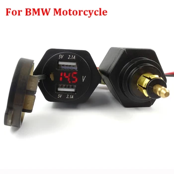 4.2 O Motocicletă Display Digital Dual USB Încărcător Adaptor de Port Voltmetru de Tensiune Pentru BMW F800GS F650GS F700GS R1200GS R1200RT