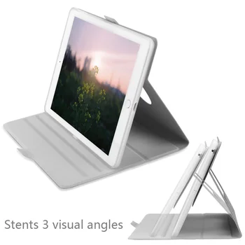 Nou Caz pentru iPad Pro 10.5 inch, ZVRUA 360 de Rotație stenturi mai multe unghiuri vizuale Tableta Smart Cover Pentru A1701 A1709