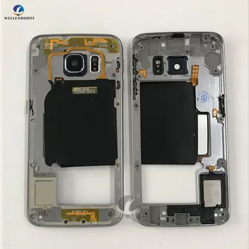 Mijlocul Cadru Sasiu Bezel Locuințe din Spate Pentru Samsung Galaxy S6 edge G925F S6 edge plus G928F Replacemenrt Piese