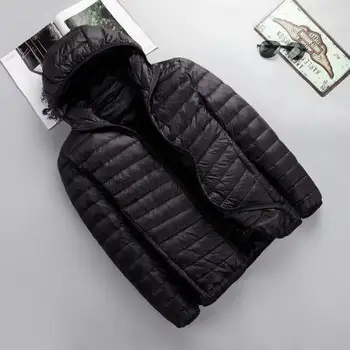 5XLMen Toate-Sezon Ultra Usoare Packable Down Jacket de Apă și Rezistente la Vânt Respirabil Palton Marime Mare Barbati Hanorace Jachete
