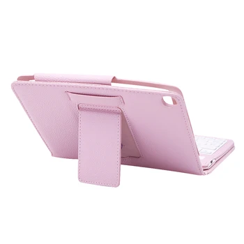 Piele PU Flip Stand Caz Acoperire pentru Samsung Galaxy Tab a 8.0 Inch 2019 P200 P205 cu Detașabil fără Fir Bluetooth Tastatura