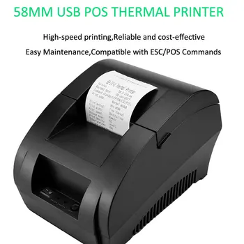 58mm primirea imprimanta termica usb imprimanta termica Pentru supermarket POS Termică Primirea Facturii de Imprimantă Universal Bilet de Imprimantă 2