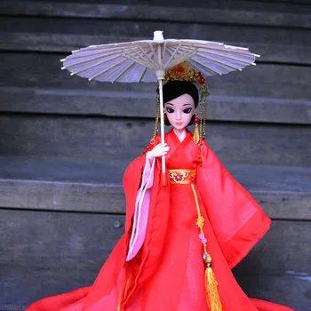 Pantofi Papusa Accesorii Lampa Costum de Hârtie Chinezească Brodată 1 buc Pentru Rola Mini Palatul Umbrela