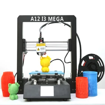 A12 Imprimantă 3D I3 Mega Plus Dimensiune Cadru Metalic Complet Platforma Desktop Industriale cu Grad Ridicat de Precizie 3d Drucker Kituri cu Filament