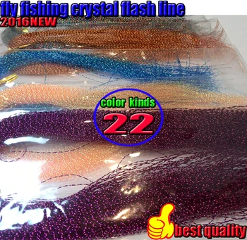 2017NEW linie de pescuit nada linie flash linie 22kinds culori zbura de pescuit legarea materialului fir 22bag/lot nebun vânzare lungime 30CM