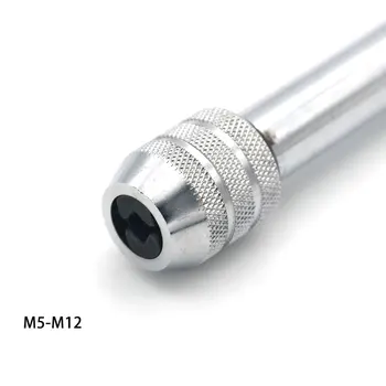 M5-M12 Mult Dimensiunea Reglabil Mâner În Formă De T Alezor Screw Extractor Atingeți Cheie Titularul Clichet Introdus Sens Invers