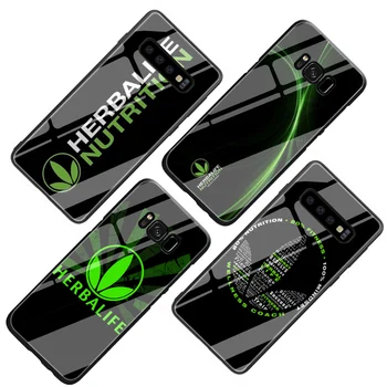 Herbalife Sticla Caz de Telefon pentru Samsung Galaxy S7 Edge S8 S9 S10 Nota 8 9 10 plus 10 20 30 40 50 60 70