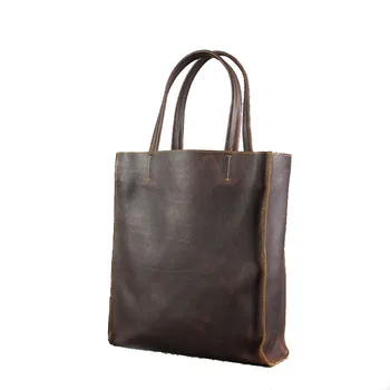 EUMOAN Handmade originale sac de piele de sex feminin sac de primul strat de piele geantă de umăr, sac de petrecere a timpului liber la cumparaturi geanta retro