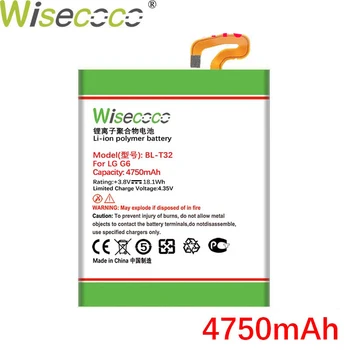 Wisecoco BL-T32 4750mAh Noua Baterie Pentru LG G6 G600L G600S H870 H871 H872 H873 LS993 US997 VS988 Telefon baterie de Înaltă Calitate