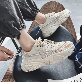 2020 moda coreeană trend pantofi sport barbati gros cu talpi de pantofi vechi în aer liber, casual, confortabile, usoare barbati pantofi de alergat
