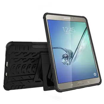 Hibrid Armura Kickstand Copii de caz Pentru Samsung Galaxy Tab S2 8.0 inch T710 T715 Cazuri Tableta TPU si PC stand funda coperta + Pen