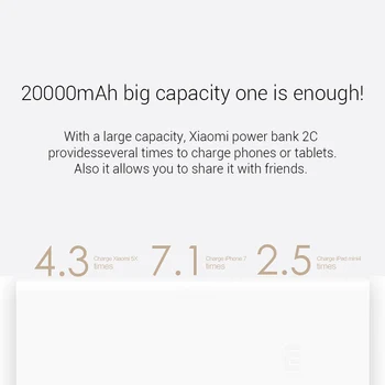 Xiaomi Power Bank 3 20000mAh Tip C Suport pentru Două sensuri de Încărcare Rapidă QC3.0 Powerbanks De Inteligent Xiaomi, Huawei Telefon Mobil Samsung