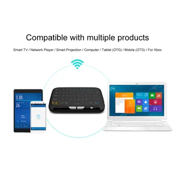 H18 Portabil Mini Touchpad Tastatura Wireless Air Mouse-ul pentru Smart TV, PC, Telefon
