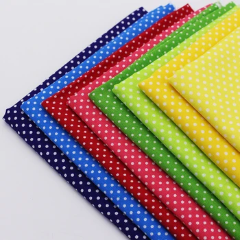 Multicolor Cu Buline Bumbac Tilda Materiale Pentru Mozaic Bumbac Țesut Home Textile Țesute Telas Tecido Cârpă De Bumbac