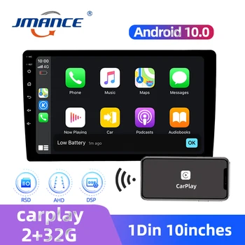 JMANCE Android 10 Carplay 2din AHD Radio Auto 2.5 D 10