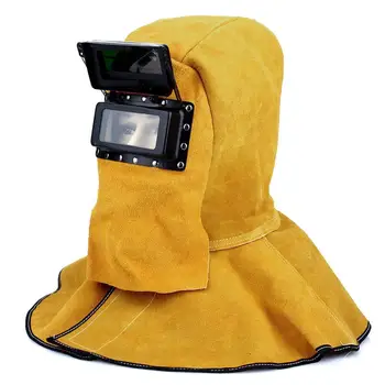 Filtrul Lens Hood Masca De Sudura Ochii Protecția Profesionale Casca De Sudare Masca De Sudura Piele De Vacă Unchange Lumina Casca De Sudor