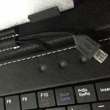 10.1 Inch Imitație de Piele Caz Acoperire cu Tastatura USB pentru Android Tablete Windows