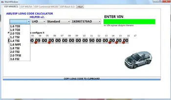 ABS ESP Cod Lung Calculator Helper Calculator MK60EC1 Filtru Pentru V W pe linie de download
