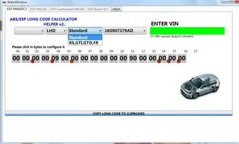 ABS ESP Cod Lung Calculator Helper Calculator MK60EC1 Filtru Pentru V W pe linie de download