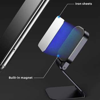 Ihuigol Universal Magnetic cu Suport de Telefon Pentru iPhone 11 Pro Max Samsung, Xiaomi, Huawei În Mașină Tablet Stand Desktop Magnet Suport