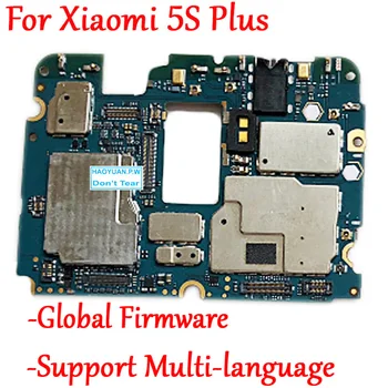 Testat Complet de Lucru de Deblocare Original Placa de baza Pentru Xiaomi Mi 5S Mi5S m5-urile sunt, Plus Logica Circuit Board Placă Global de Firmware