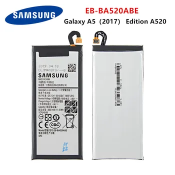SAMSUNG Orginal EB-BA520ABE 3000mAh Baterie Pentru Samsung Galaxy A5 2017 Ediție A520 SM-A520F A520K A520L A520S A520W A520F/DS