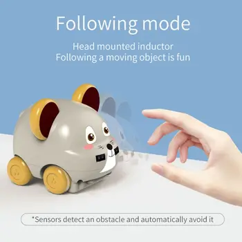 1 buc 1:32 copii Desene animate Animale Auto RC Mouse-ul Drăguț în Formă de Vultur Gest Senzor Muzica Telecomanda Jucarii Cars pentru Copii Sugari