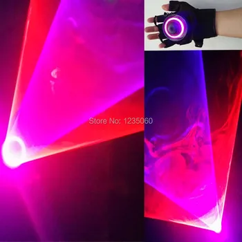 Moda Multicolor cu Laser Vortex Mănuși DJ Efect de Tunel Auto Rotativ Vortex cu Laser cu Laser Mănușă mână de lumină pentru Dance Party Club