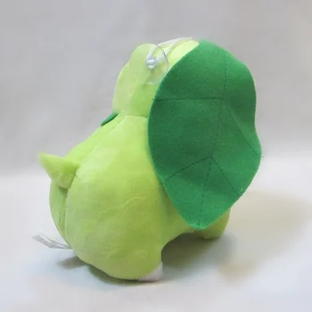 De vânzare la cald 16cm verde Chikorita Papusa de Plus Q Ediție a Deschide Chikorita Jucărie de Pluș