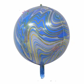 20buc 4D agat marblez textura balon 22inch Rotund balon cu heliu Nunta, petrecere de aniversare decorare Fotografie Recuzită Copil de Dus