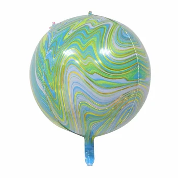 20buc 4D agat marblez textura balon 22inch Rotund balon cu heliu Nunta, petrecere de aniversare decorare Fotografie Recuzită Copil de Dus