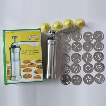 Cookie Apăsați Kit Pistol Aparat Pentru Prepararea De Cookie Decorare Tort 20 De Presă 4 Matrite De Patiserie Conducte Duze Cookie Instrument De Biscuit Filtru