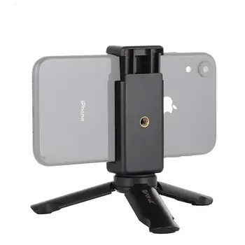 PULUZ Mini Portabil Pliant din Plastic Stand Trepied Tripode Telefon Universal Clemă Suport Smartphone-uri Suport Clip pentru Xiaomi, Huawei