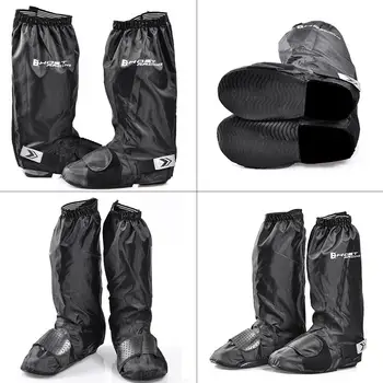 Rezistent La Apa Motocicleta Pantofi Acoperă Reutilizabile Anti-Alunecare Ploaie Pantofi De Zăpadă Galoși De Viteze Fermoar Pantofi Bărbați Femei Ploaie Acoperă