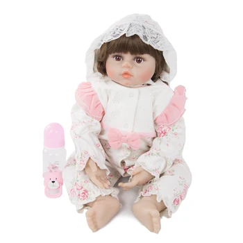 60 cm Reducere Mare Renăscut Păpușă Jucărie Realiste Cârpă Moale Corpul Printesa Baby Dolls Copilul Bebe Fată Ziua de nastere Cadouri Playmate