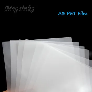 30PC A3 digital de imprimare cu jet de cerneală film 75U grosime transparentă Dublu Adezivă de Film de transfer DTF de Film de imprimare