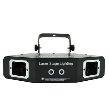 Disco laser RGB 4 în 1 DJ efect proiector scaner DMX control laser stage lighting acasă dj petrecere, petrecere, club de performanță