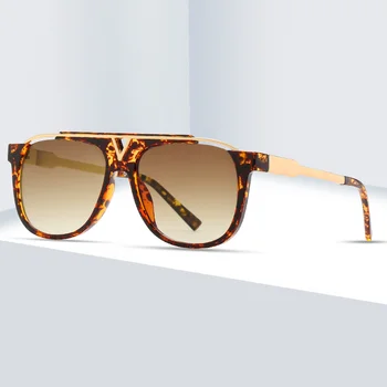 2020 Nouă Rundă Cadru Metalic Bărbați Pescuit ochelari de Soare Femei Retro Punk Stil Vintage Colorate Lentile de Ochelari de Soare Ochelari de UV400