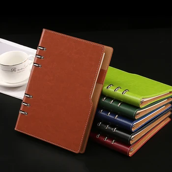 RuiZe notă de piele, carte jurnal A6 liant B5 A5 spirala notebook planificator agenda 2021 capac greu birou de afaceri notepad, notebook