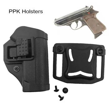 CQC Tactice PPK Toc de Pistol pentru Walther PPK/PPKS Militare Dreapta Talie Curea Toc Pistol Caz de Vânătoare Accesorii