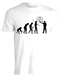 2019 Nou Scurt, nu Mă mai urmări Evoluția Parodie Evoluția Maimuță Maimuță Tricou Tricou Top AA65 Scurt Tee CottonSummer Tricou