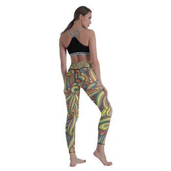 Digitale Imprimate pentru Femei Pantaloni de Yoga Jambiere de Fitness de Înaltă Talie Pantaloni Sport Nouă Pantaloni Pantaloni Stramti Femei Circulație care Leagă Picioarele