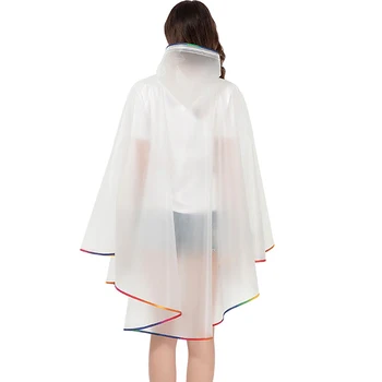 Noua Moda de Calitate Impermeabil din Plastic Reutilizabile EVA Femei Pelerina de Ploaie Pelerina de ploaie Barbati Hooded Poncho Pentru Drumeții de Echitatie