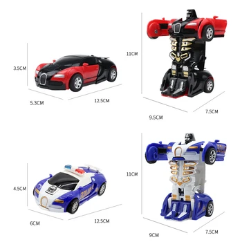 Deformarea Acțiune Accident Inerțiale Transformare Jucării Masina Automata Transforma 2 In 1 Robot Cadou de Ziua de nastere pentru Baieti Copii Y142