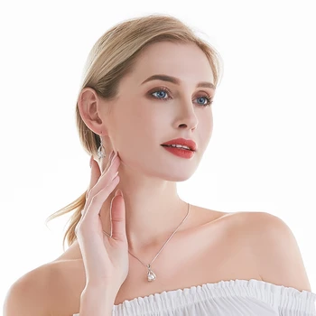 Naturale de apă Dulce Perla Picătură Cercei Pentru Femeile Elegante Argint 925 Anti alergie Cercei DIY Cușcă Bijuterii 2019 cauuev
