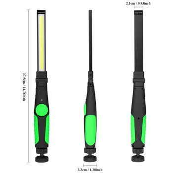 40W COB LED-Cort de Camping Lampa USB Reîncărcabilă Lanterna LED-uri Lanterna Magnetica de Lucru Pliere Carlig Lumini în aer liber Lanterna