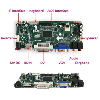 VGA DVI de pe placa de control 1366*768 DIY kit M. NT68676 Pentru LTN140AT16/LTN140AT20/LTN140AT21/LTN140AT22 matrice WLED LVDS 40 Pin