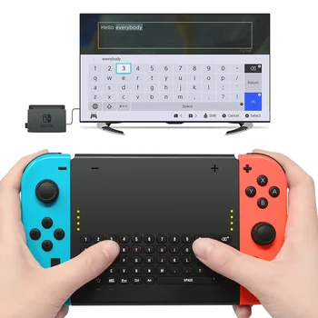 2.4 g Wireless Tastatura Reincarcabila Portabile Tastatura Chatpad cu Suport pentru Nintendo Comutator Bucurie-Con Controller